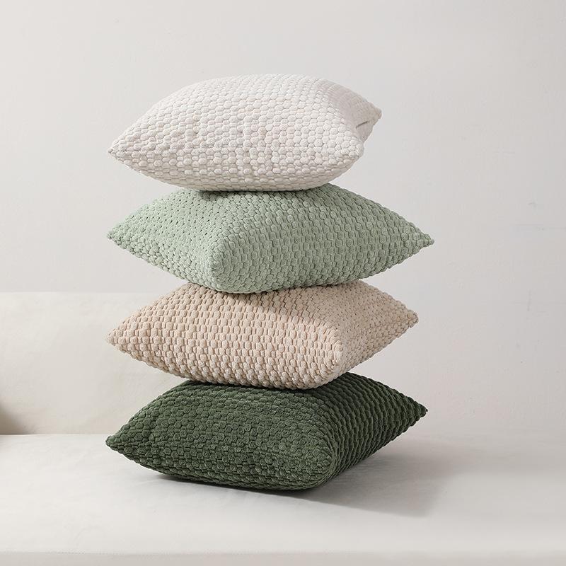 Мягкий бархат Двусторонний дизайн ДИВАННЫЕ ПОДУШКИ, Наволочки для офисной спинки, Прикроватные НАВОЛОЧКИ, Прочные, Украшение для кровати.