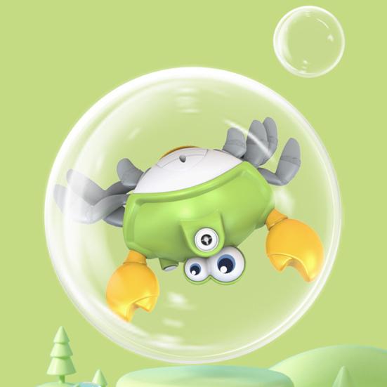 Машина для выдувания пузырей Walking Crab Bubble Machine со светодиодной подсветкой и музыкой