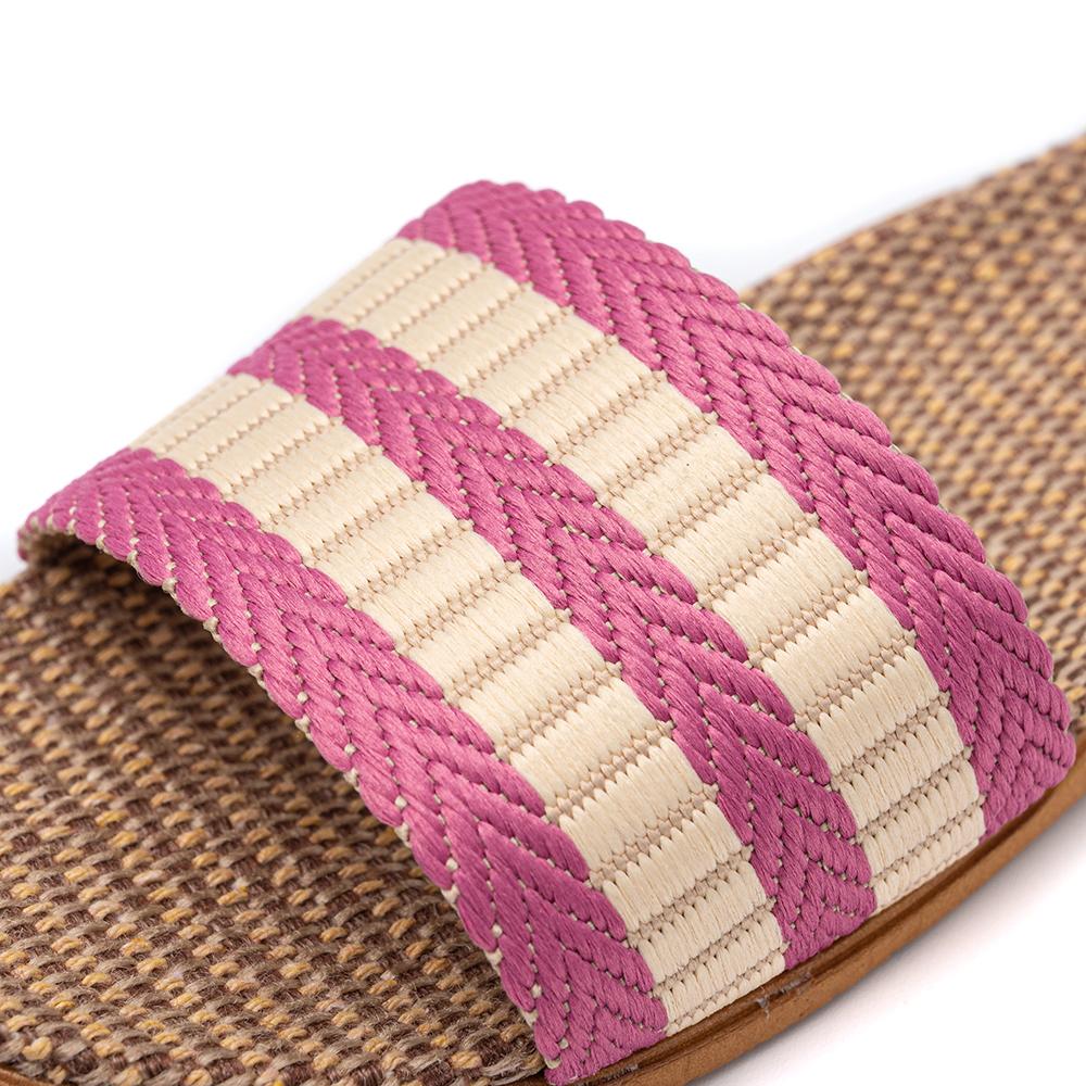 36-45 Mens Slippers For Men EVA Flat Shoes Linen Lightweight Casual Slippers Women For Home