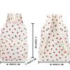 Lightweight Students School Bag Strawberry Students Daypack Storage Bag Corduroy Backpack  Travel