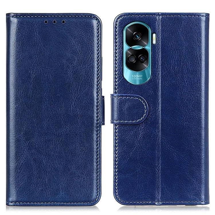 Для Honor 90 Lite 5G / X50i PU кожаный чехол для сотового телефона подставка Crazy Horse Texture Cover Wallet