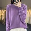Женский кашемировый свитер Qinghe cashmere 30% кашемир 70% шерсть Женский осенне-зимний кашемировый свитер мягкий и теплый