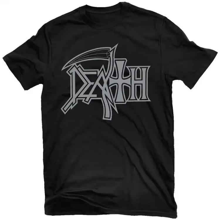 Смешная футболка с принтом Death Metal для мужчин и женщин, летняя хлопковая футболка с логотипом группы, короткий рукав, женская одежда