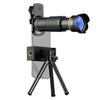 36X Phone Telephoto Lens Kit with Mini Tripod Phone Clip Phone Holder Lens Bag Cleaning Cloth for
