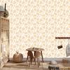 Cow Patches Cream Wallpaper, Subtle Detail for Living Room and Bedroom 50x1000