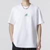 adidas Футболки Мужские Белые С Круглым Вырезом Умеренный Прямой Крой HM2979