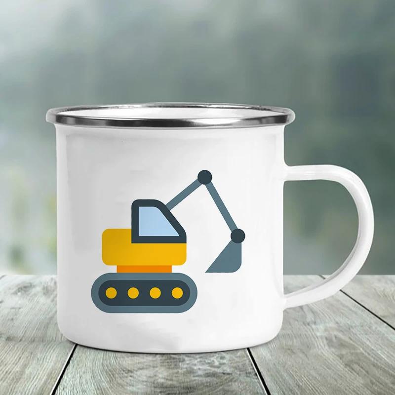 Лучший друг Печать Креативный Ретро Чай Сок Молоко Эмалированная Чашка Кофейная Кружка Вино Напитки Чашки Кемпинг Подогреваемая Посуда Для Питья Кружки Лучшие Подарки