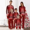 Christmas Prints Family Matching Long Sleeve Tops+Pants Set Family Matching Sets