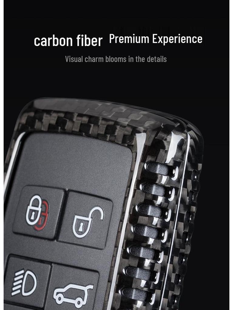 Карбоновый чехол-брелок T-Carbon для Land Rover и Jaguar XFL - Защитная крышка