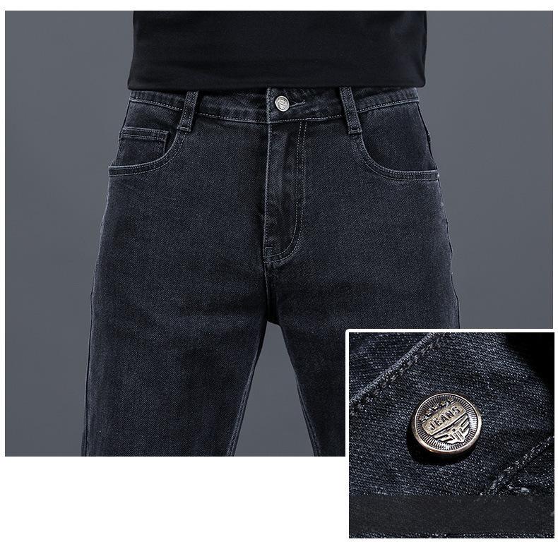 Мужские джинсы высокого класса: Новые модные повседневные брюки весна-лето 2023