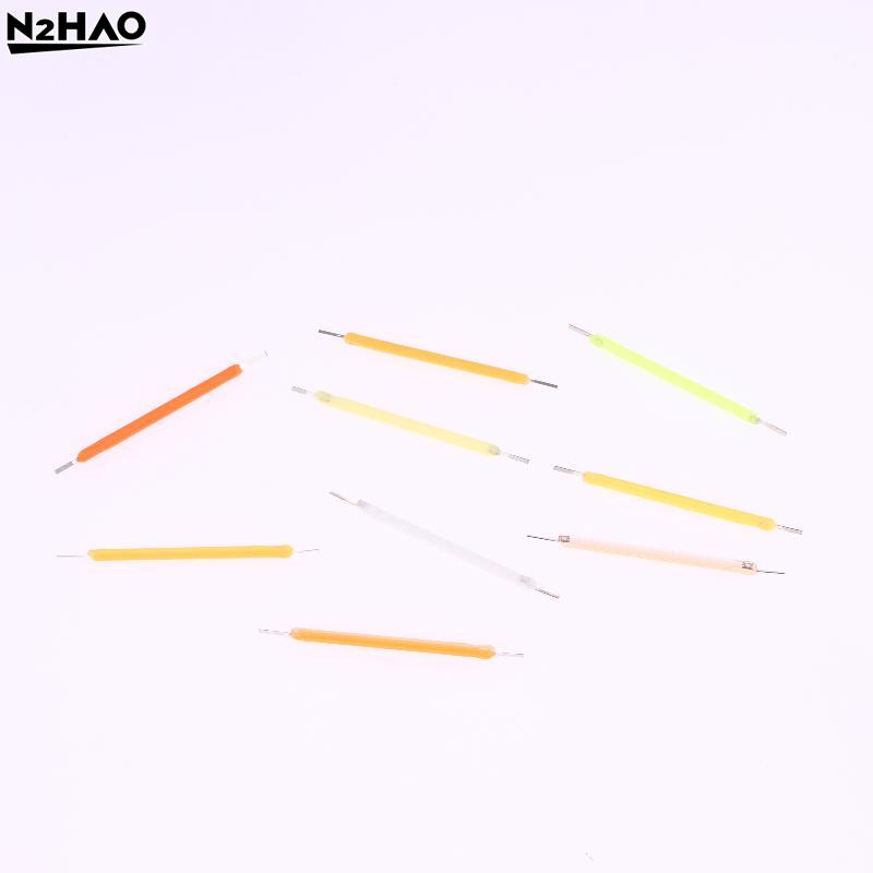 10pcs Silicone Edison Bulb LED Filament Lamp Parts 38mm DC3V LED Bead Incandescent Light Accessor Diode For Holiday Lighting DIY