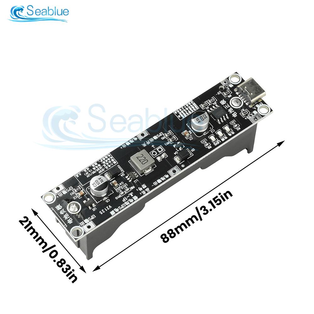 DC 5V to 5V/9V/12V 18650 Lithium Battery Charging Boost Integrated Module UPS Uninterruptible Power Supply Battery Board