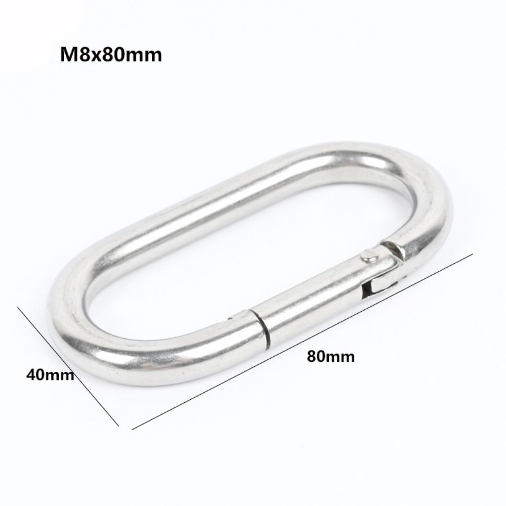 Multistyles Safety Diving Buckle Clip Camping Carabiner Simple Hook Snap Kayak Accessories