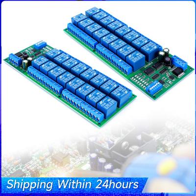 16-канальный контроллер ПЛК DC 12V, последовательный порт, переключатель RS485, релейный модуль, плата управления переключателем для ПЛК, PTZ-камеры, двигателя, светодиода
