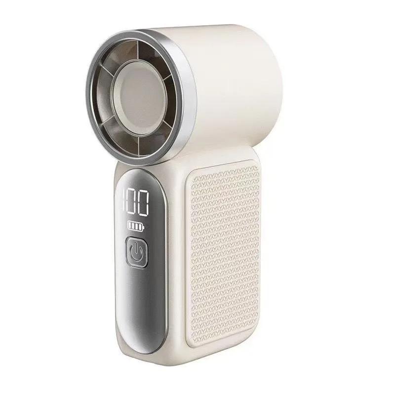 Mini Handheld Fan Powerful with 100 Wind Speed 3000mAh High-Speed Portable Turbo Pocket Fan Cooling Blower for Outdoor Travel