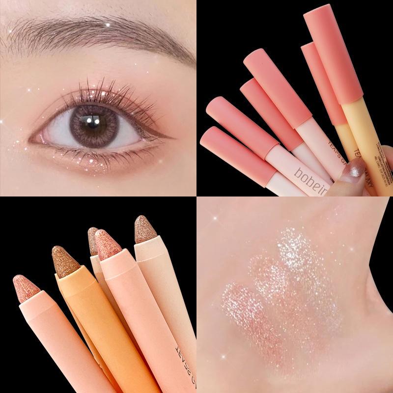 Lying Silkworm Pen Pearlescent Brightening Waterproof Non-dizzy Dyeing Natural Delicate Fit Highlighter Eyeshadow Stick Beauty Makeup Cosmetics