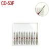 10pcs Dental Diamond Burs Drill Dia-burs for High Speed Handpiece Fine FG 1.6mm Drills Dentistry Material CD-53F