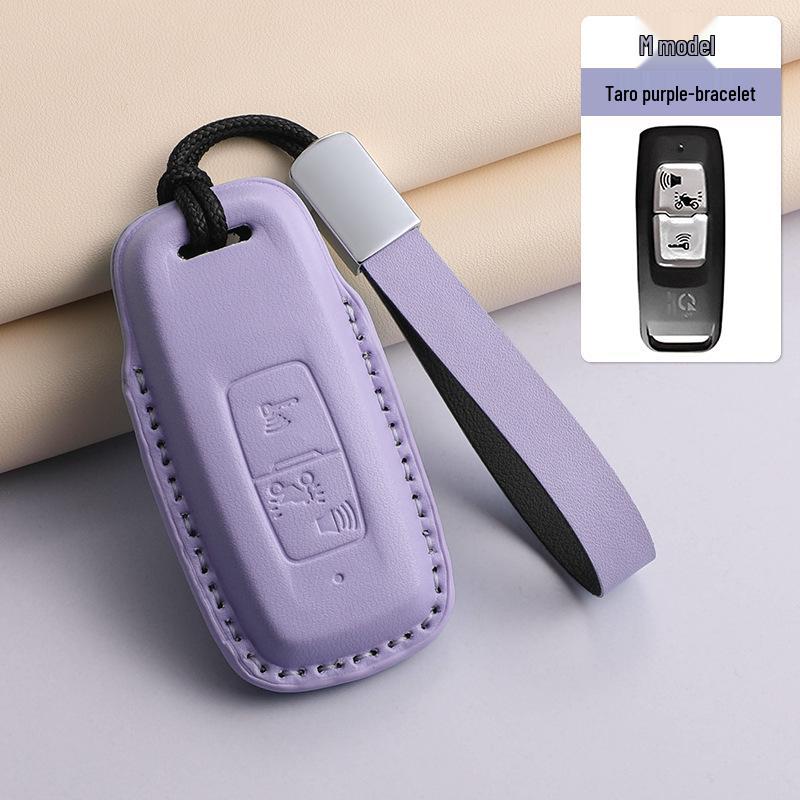 Handmade Motorcycle Key Cover for Click150, Vario150, PCX160 - Two-Button Style