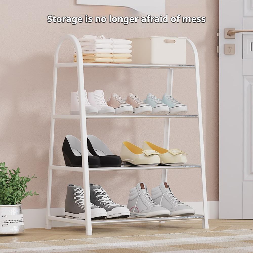 Mini A-Shaped Shoe Rack Dust Proof Storage Rack Simple Multi-layered Multi-functional Space Saving For Dormitory Entrance