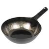 Custom-made Yamada Industrial Iron Hammered Wok with Flat Bottom, 27cm [Pre-heated, 1.2mm Thick, Made In Japan]