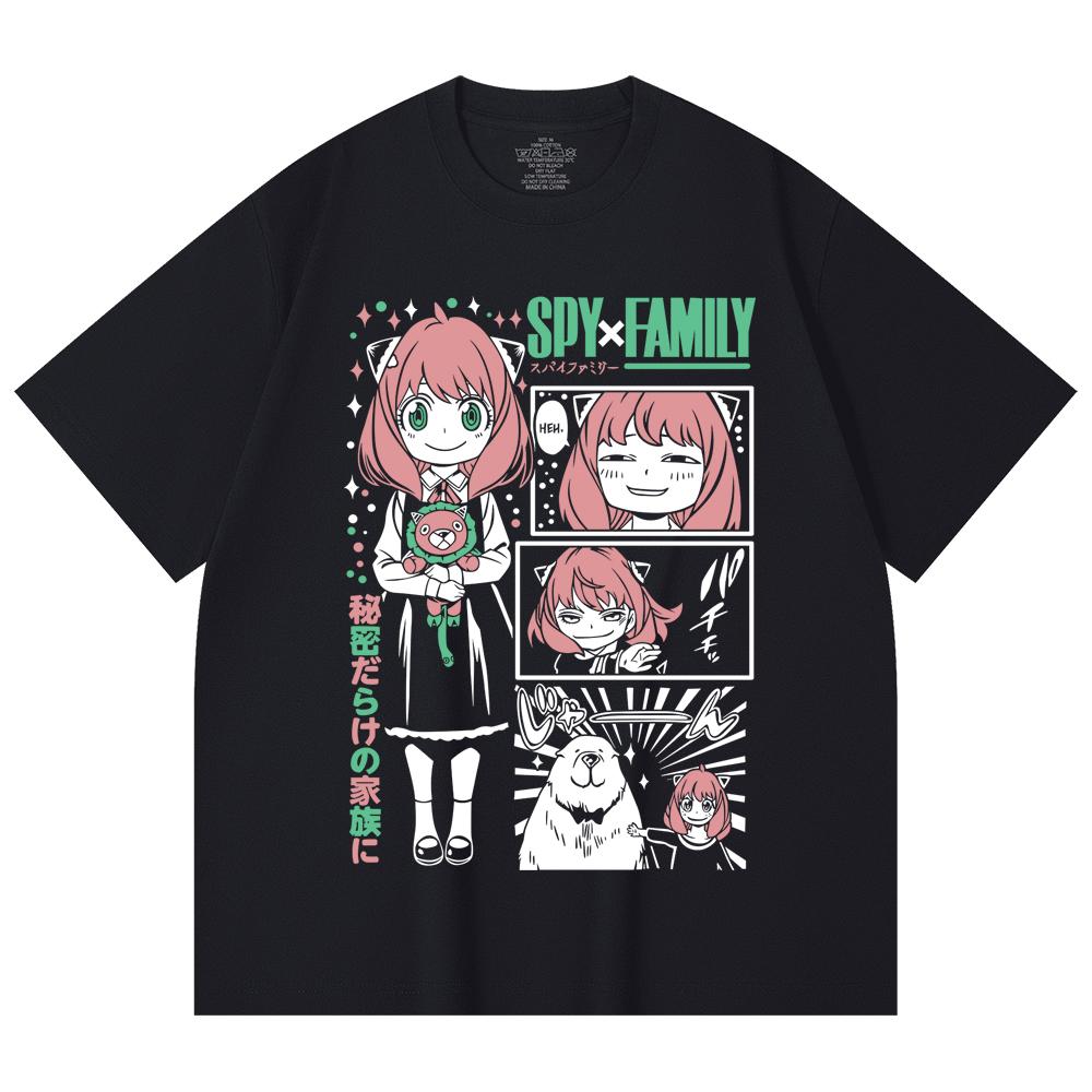 100% Cotton Spy X Family V4 Anya Print Unisex Heavy Cotton T Shirt