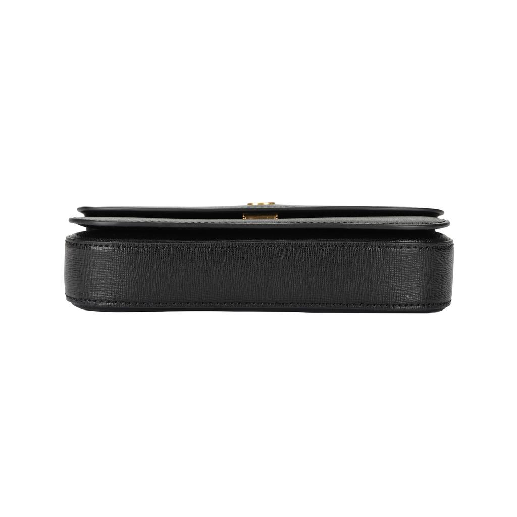 Tory Burch Кошелек женский Robinson Chain из кожи Черный 82946-001