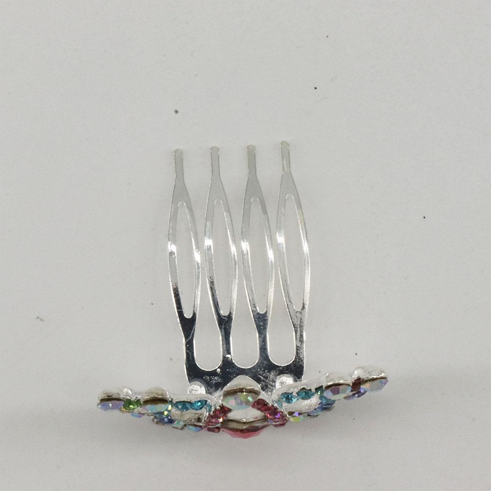 Принцесса для девочек Детский подарок Заколка для волос Кристалл Страз Цветок Украшение для волос Тиара Корона Гребень для волос