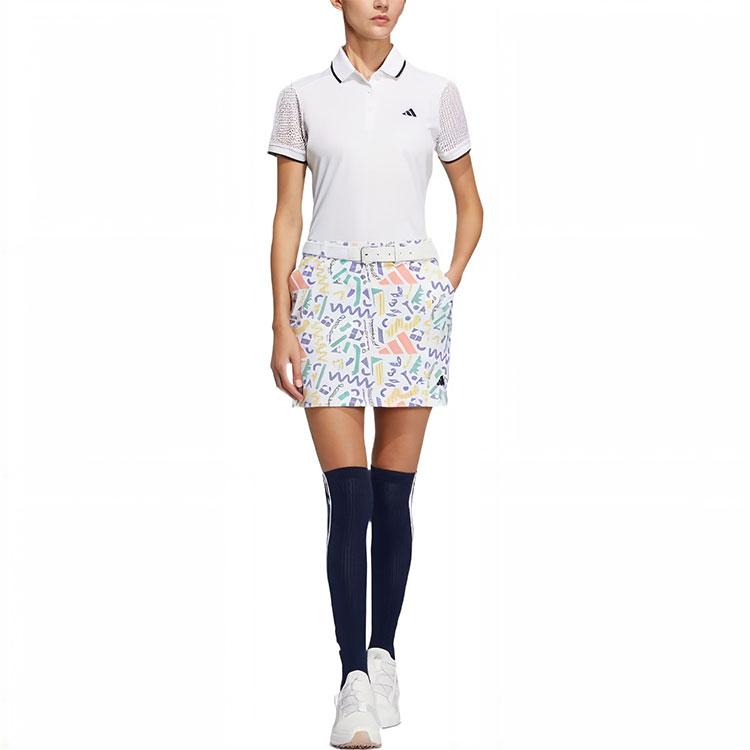 adidas Женские рубашки-поло Белый воротник-поло Умеренные Другое HS6991