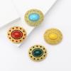 High-End Personalized Versatile Rhinestone Turkish Oval Brooch Fashion Court Women'S Clothing Corsage Jewelry Pin