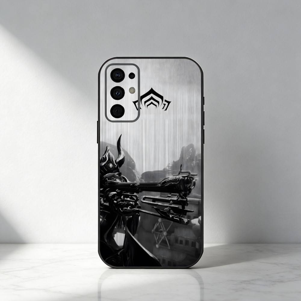 Игровой W-Warframe Чехол для телефона с HD-печатью для Samsung S25,S24,S21,S22,S23,S30,Ultra,S20,Plus,Fe,Note,5G Черный Чехол