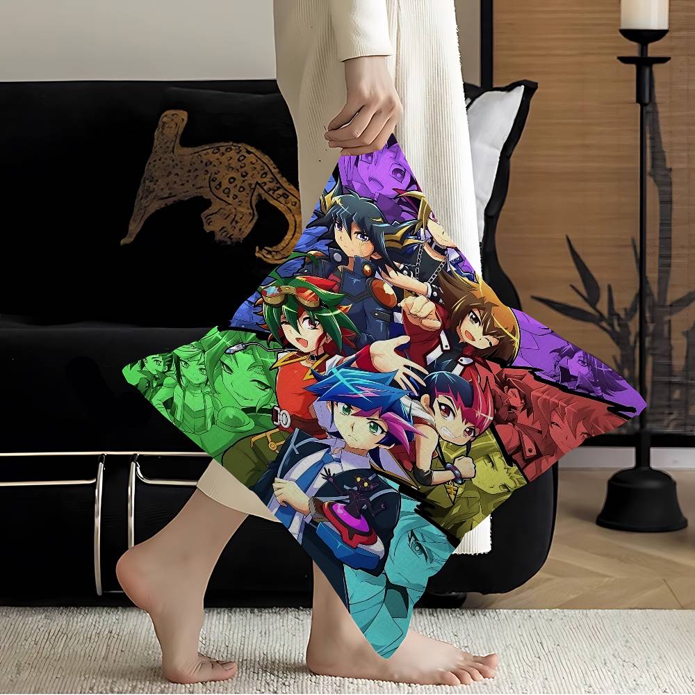 Amine Yu Gi Oh Retro Pillow Cushion Cover Pillowcase Living Room Sofa Home Decor Customized