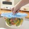 5Pcs Silicone Lid Set for Bowls Pots Microwave Safe Food Covers Multi-Size Leakproof Container Lids with Hanging Holes
