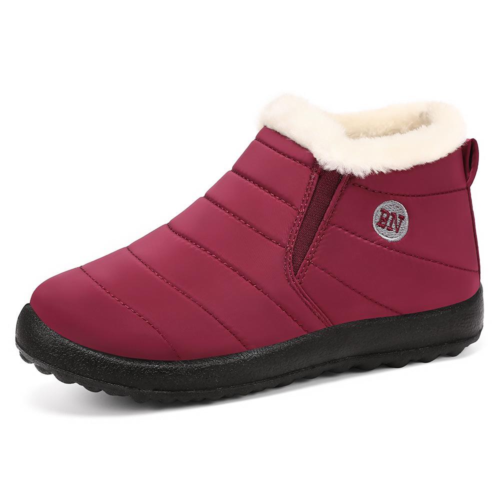 Cotton Shoes Winter Cotton Boots Large Size Thickened Short Boots Outdoor Warm Snow Boots
