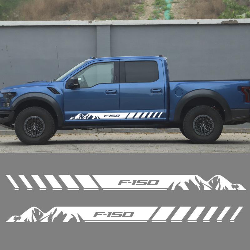Raptor F-150 Наклейка на боковину кузова - Виниловый дизайн кузова и линии талии