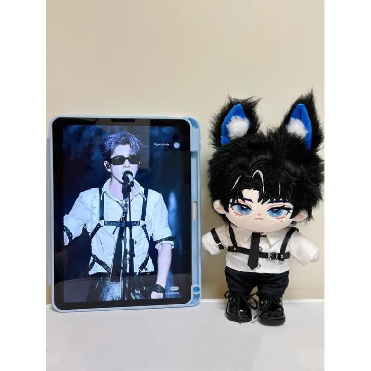 Only Clothes New 20cm Doll Handsome Special Agent Doll Clothes Trendy Cool Hacker Special Agent Trendy Cool Clothing Set