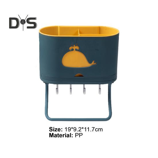 Настенный лоток для столовых приборов с поддоном для сбора капель, прочный держатель для палочек из полипропилена, кухонный гаджет