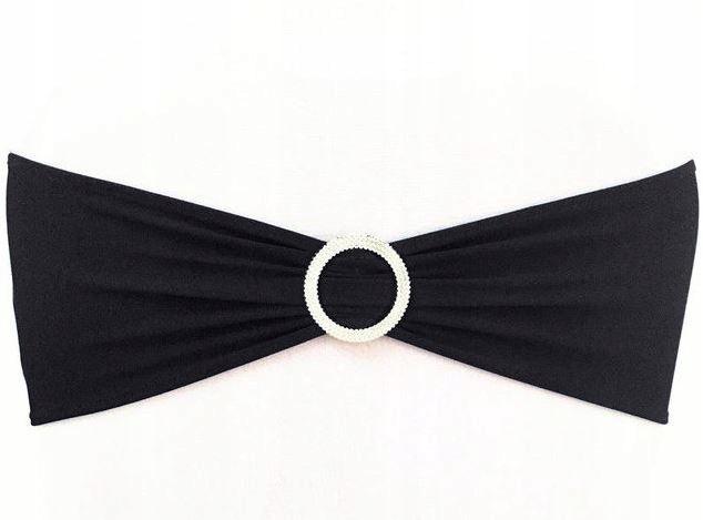 Black Bow Headband Elastic For Chair