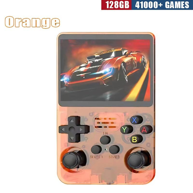 Портативная игровая консоль R36S Retro - 3,5-дюймовый IPS-экран, 64 ГБ/128 ГБ/256 ГБ, портативное игровое устройство со встроенными играми