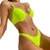 1 Set Bathing Suits Super Soft Tear-resistant Polyester High Cut Padded