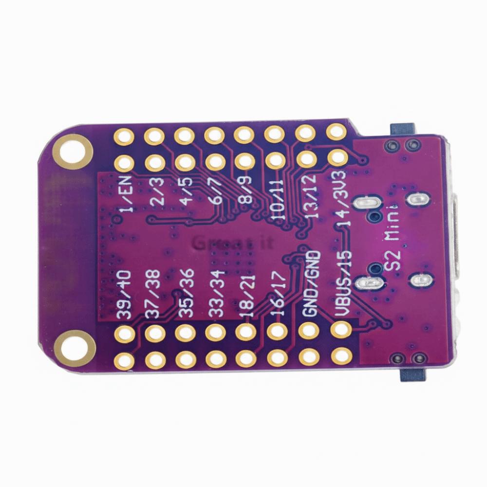 MicroPython Compatible ESP32 S2 Min 2MB PSRAM ESP32-S2FN4R2 WIFI IOT Board IOT Applications