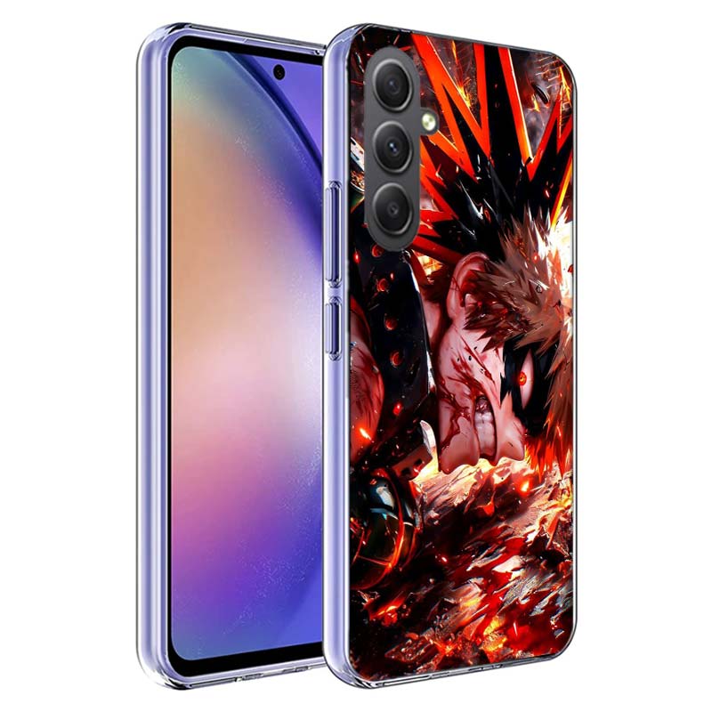 Чехол для телефона My Hero Bakugou Katsuki для Samsung A17 A37 A57 A07 A16 A26 A36 A56 A06 A02S A12 A22 A32 A52S A04S A14 A24 A34 A54 A0