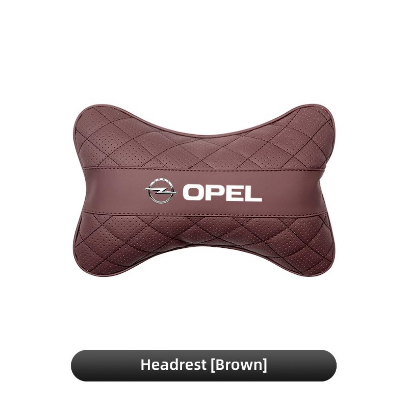 AAAYT1 Car Seat Headrest Pad Protect Lumbar Cushion Accessories For Opel Mokka Corsa D Astra Adam Antara Zafira Combo OPC Vectra H G J