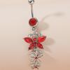 Multi-Color Butterfly Belly Button Ring - Personalized Fashion Piercing Jewelry