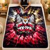 Flannel BlanketPoland Football Warm Soft Throw Blanket for Indoor Sofa Bed Living Room Use