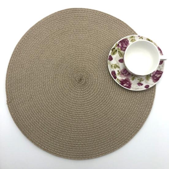 Коврик для столовых приборов в скандинавском стиле, декоративный круглый коврик для стола, коврик для чая, держатель для салфетки, коврик для столовых приборов, предметы домашнего обихода