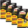 Contact Adhesive Gel - Pattex - 4x58ml - Strong Adhesion - Multi-materials - Precise Control