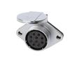 WEIPU WS32 TQ+ZG Waterproof Connector Screw Type Metal Aviation Panel Connectors Male Plug Female Socket 4 6 8 10 12 13 19 Pin