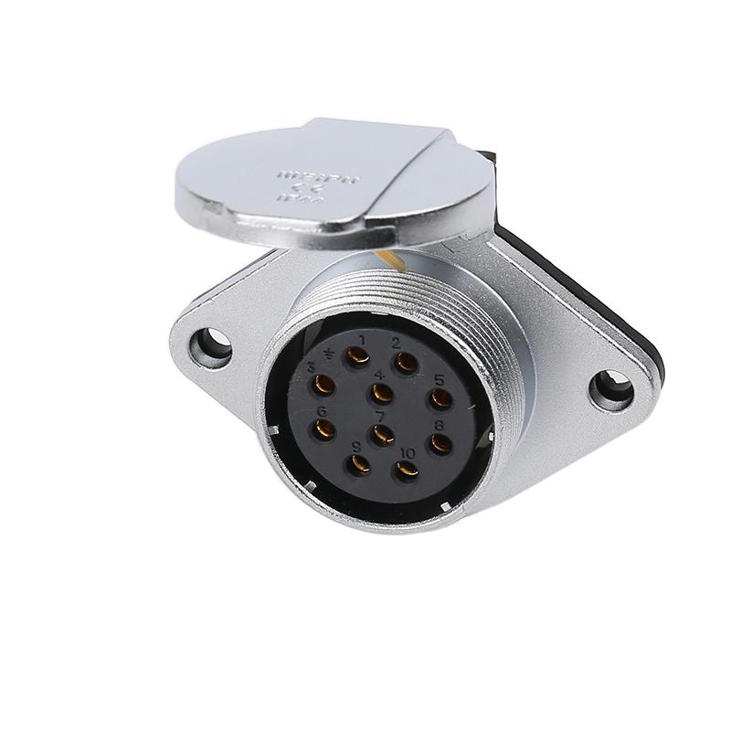 WEIPU WS32 TQ+ZG Waterproof Connector Screw Type Metal Aviation Panel Connectors Male Plug Female Socket 4 6 8 10 12 13 19 Pin