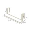 Metal Toilet Kitchen Accessories Under Cabinet Paper Roll Rack Tissue Hanger Towel Holder