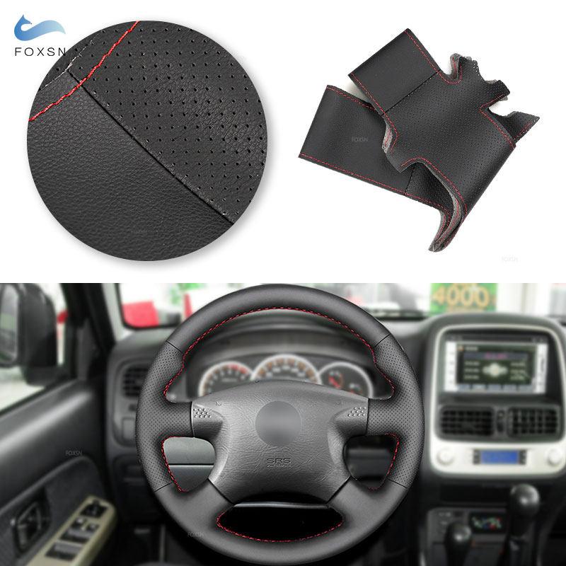 Car Accessories Interior Steering Wheel Leather Cover For Nissan Almera N16 X-Trail T30 Primera P12 Terrano 2 Pathfinder